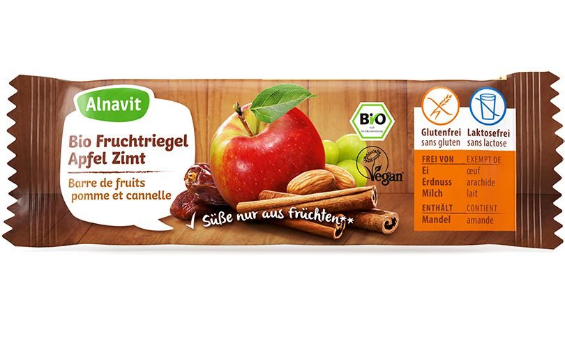 Bio Fruchtriegel Apfel Zimt