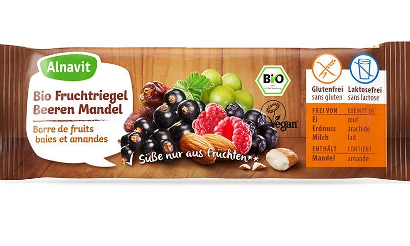 Bio Fruchtriegel Beeren Mandel